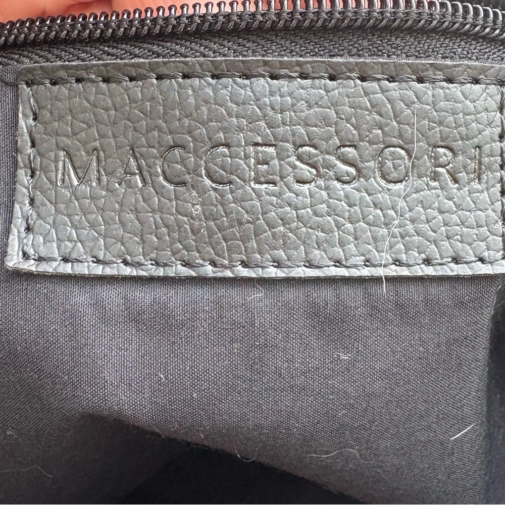 Maccessori Harris Tweed Wool Tartan Plaid Satchel Bag  Purse